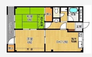 ファミーユ友沢弐番館の物件間取画像